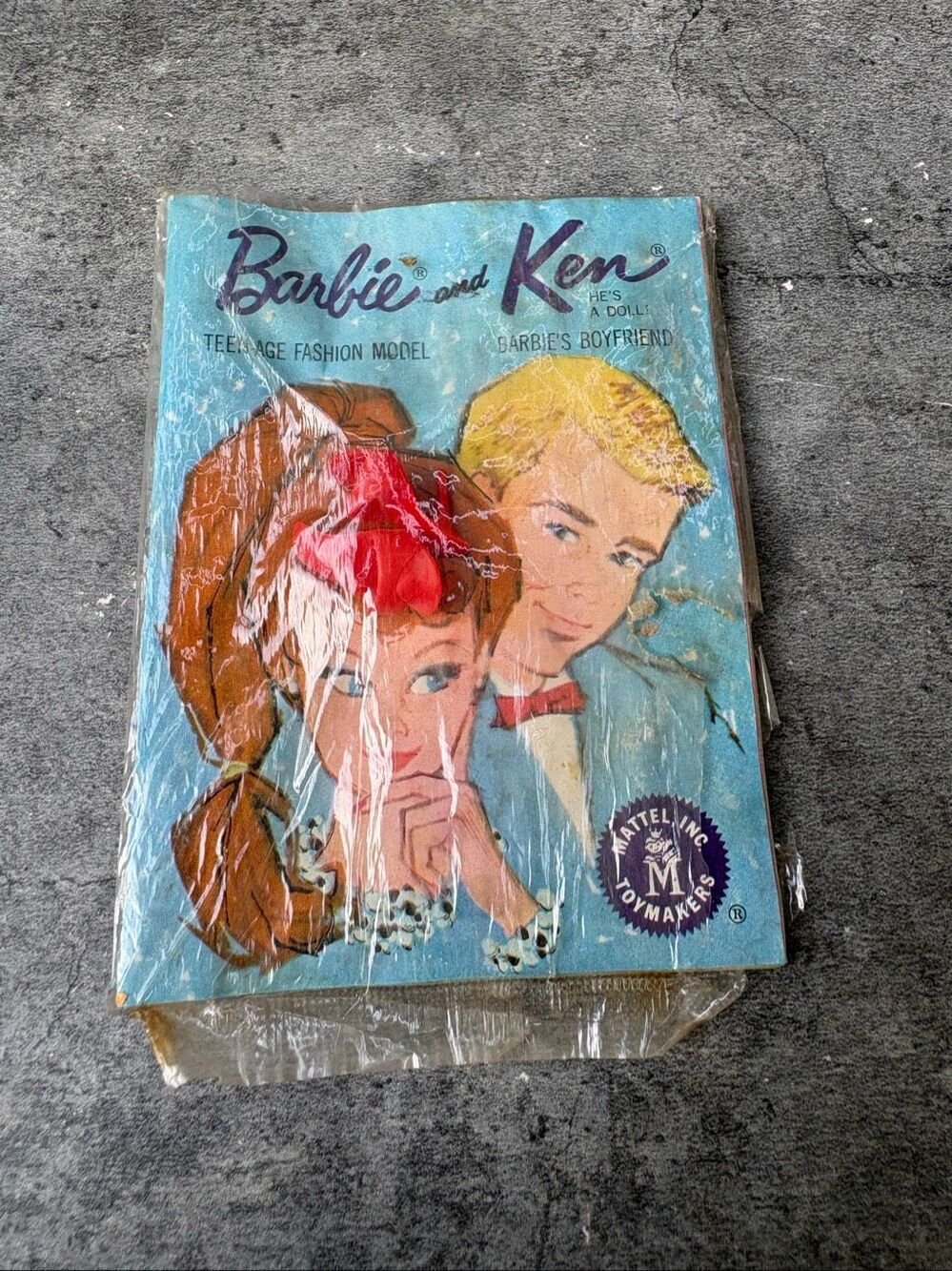 Vintage 1960s Barbie & Ken Mattel Fashion Booklet Catalog Magazine Insert Origin